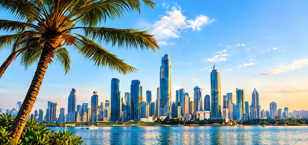 Asia-Pacific city skyline